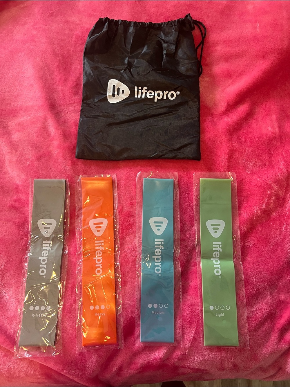 LifePro Resistance Bands Set of 4 | New/Unused